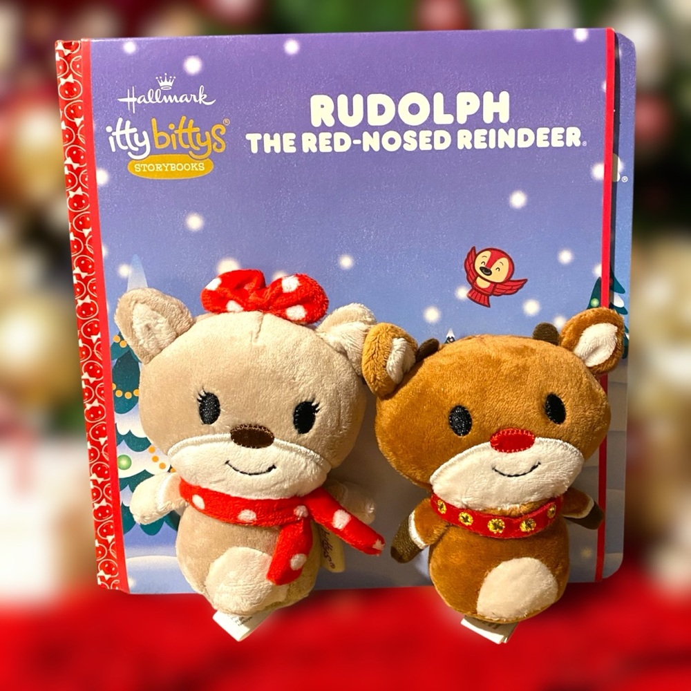 NEW Hallmark Itty Bittys Disney RUDOLPH THE RED NOSE REINDEER